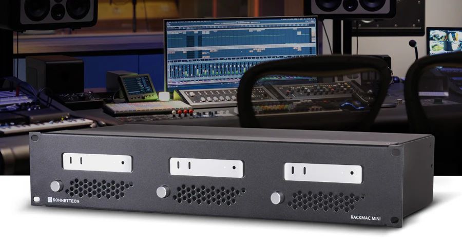 Macデスクトップ SONNET RACKMAC MINI SONNET Technologies RackMac mini (2024+) Enclosure [RACK-MIN