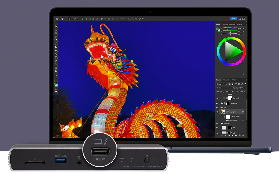 SONNET Technologies Echo 11 Thunderbolt 4 HDMI Dock [ECHO-DK11H-T4