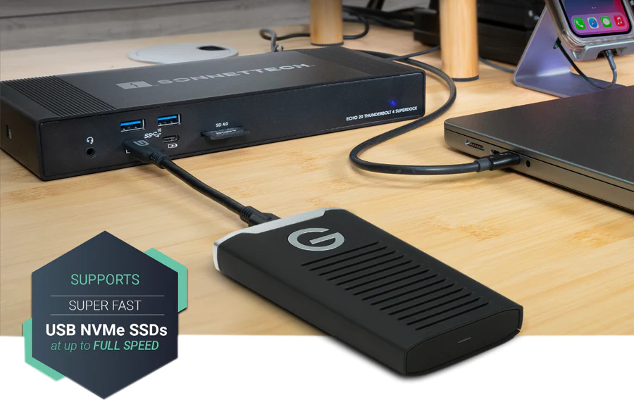 SONNET Technologies Echo 20 Thunderbolt 4 SuperDock [ECHO-DK20-T4 