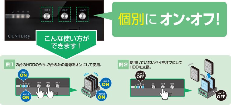 CENTURY 裸族のお立ち台 3Bay IS USB10G Hub [CROS3U10GCISH