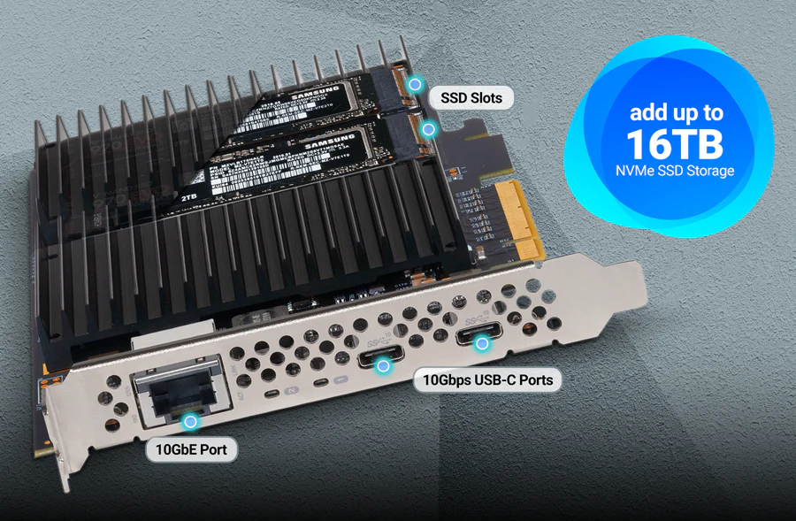 McFiver PCIe Card [G10E-USBC-M2-E]