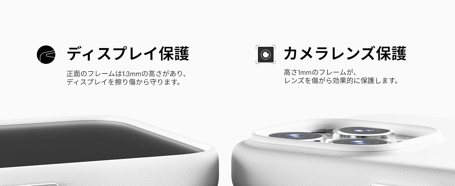 MOFT iPhone16 Pro 対応 MOVAS レザーケース ミスティーグレー [MD020A